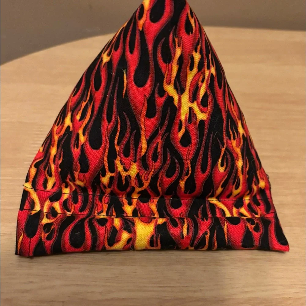 Flames Phone Holder Phone Pillow Handmade